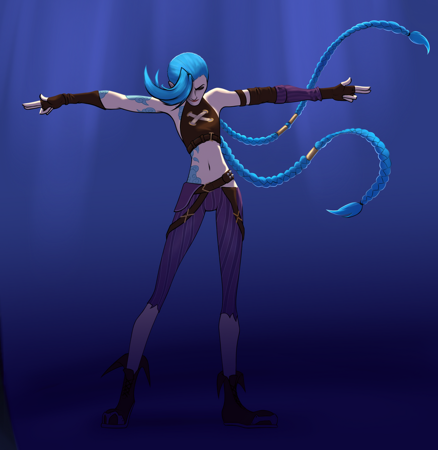 Arcane - Jinx FanArt by Wingsuiter007 on DeviantArt