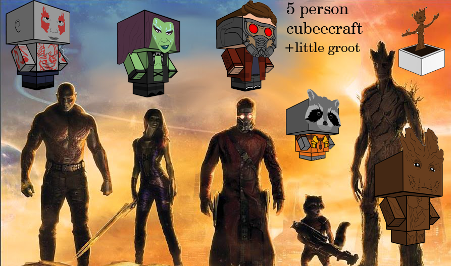 Guardians of the galaxy cubeecraft PAC