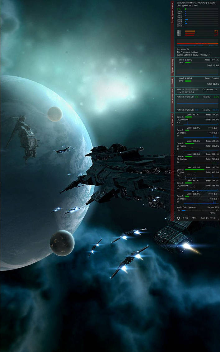 ForceX System Monitor V3.0.6 (Feb-20-2013) by ForceX34