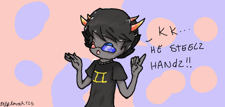 Sollux: Karkat Steel2 Hand2