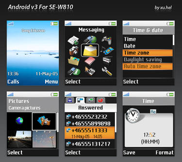 Android v3 for W810