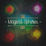 Magical Spheres PNG