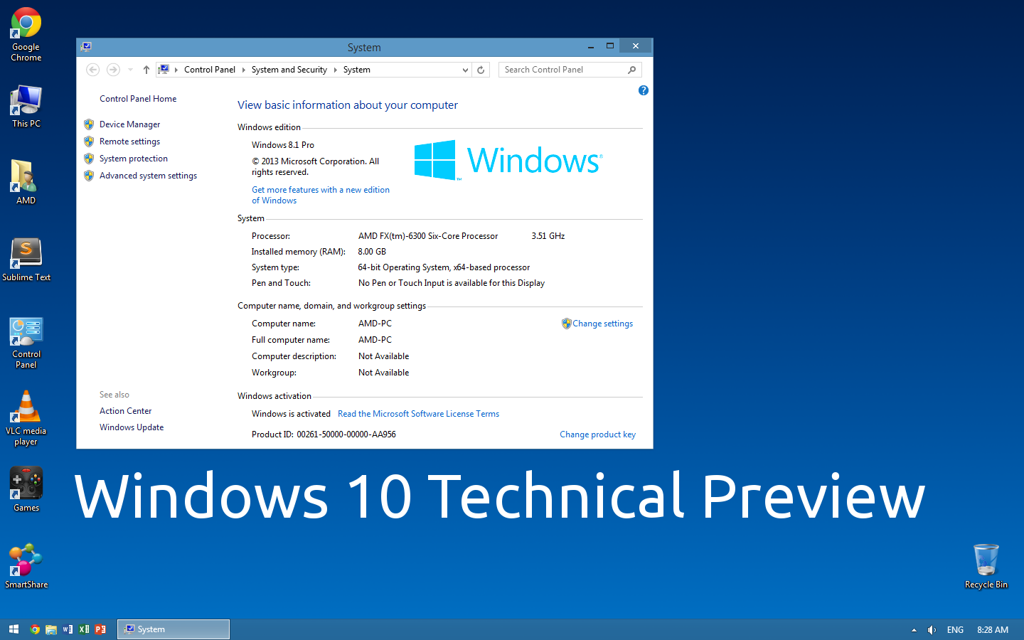 Windows 10 Technical Preview wallpaper