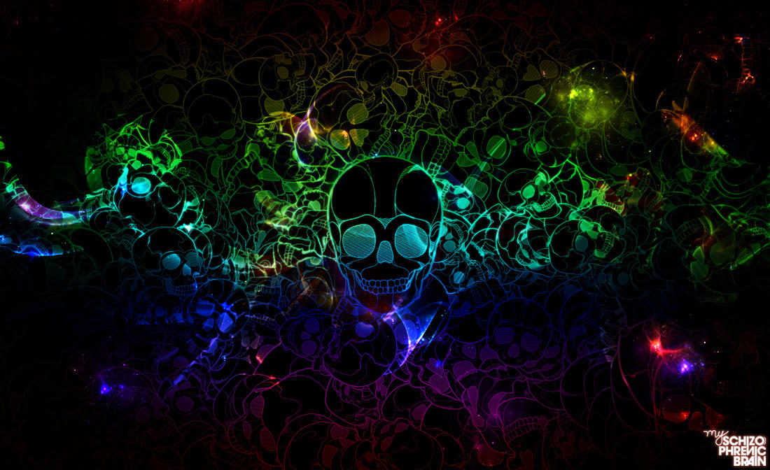 Skull Rave Visual Skull by schizophrenic-brain on DeviantArt