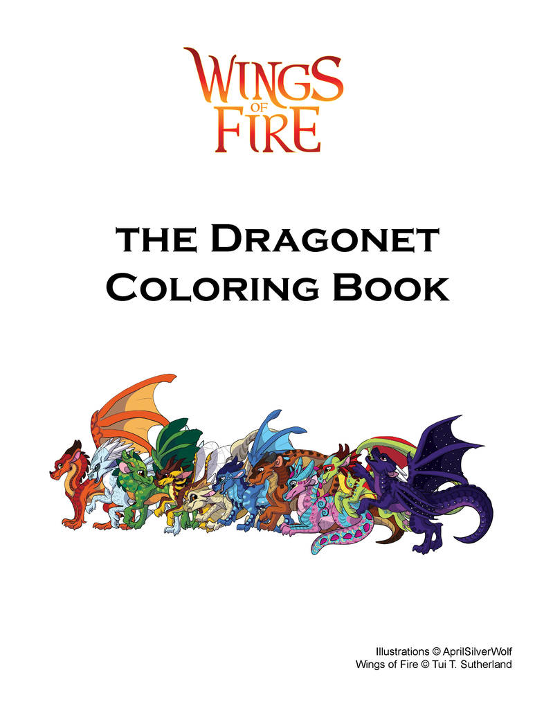 Free Wings of Fire Dragonet Coloring Book by AprilSilverWolf ...