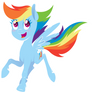 Happy Rainbow Horse