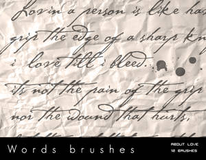 Words Brushes