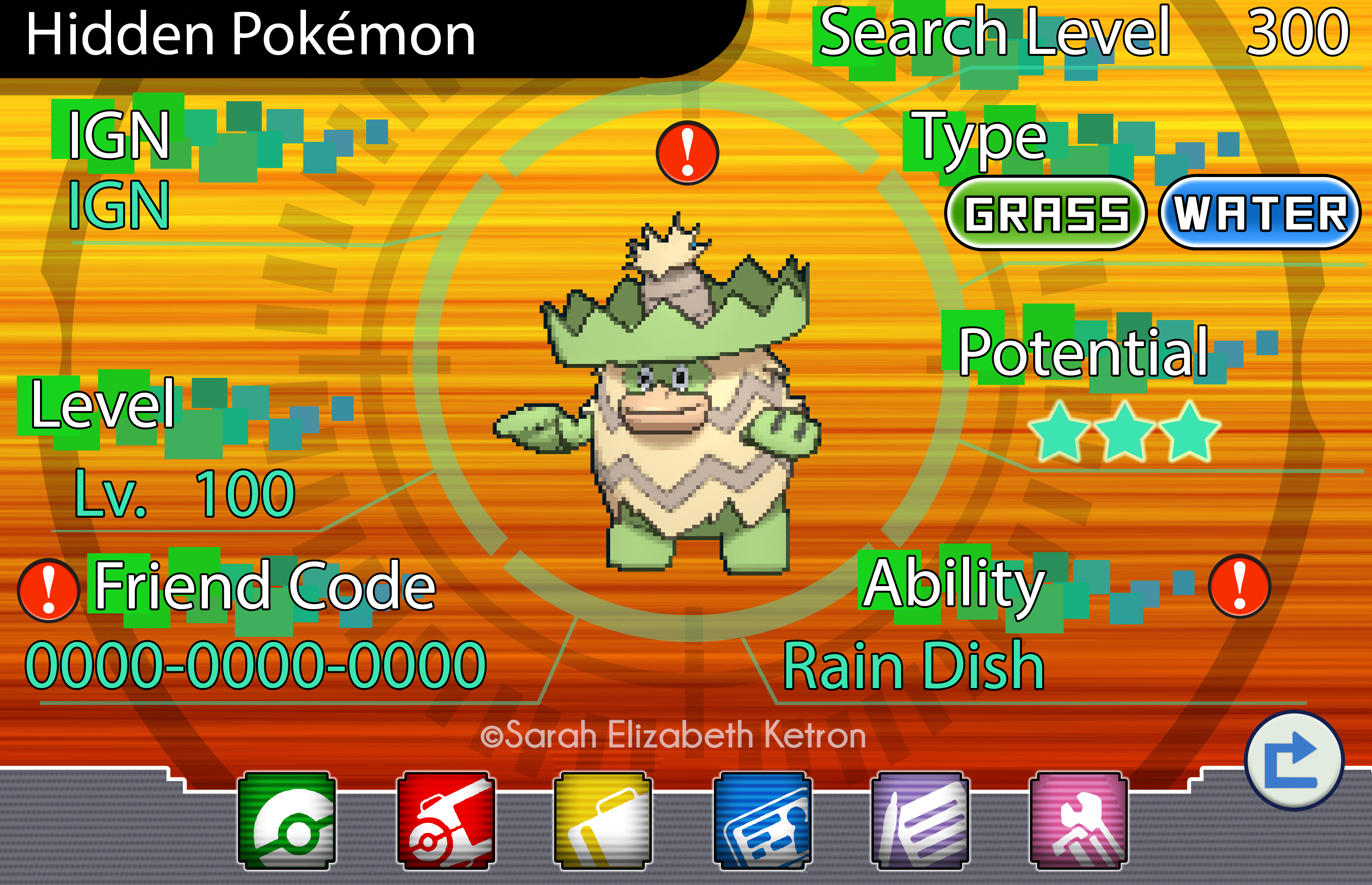Dexnav - pokemon trainer card template by sushi-panda on deviantart