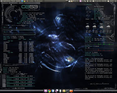 Conky empowered desktop