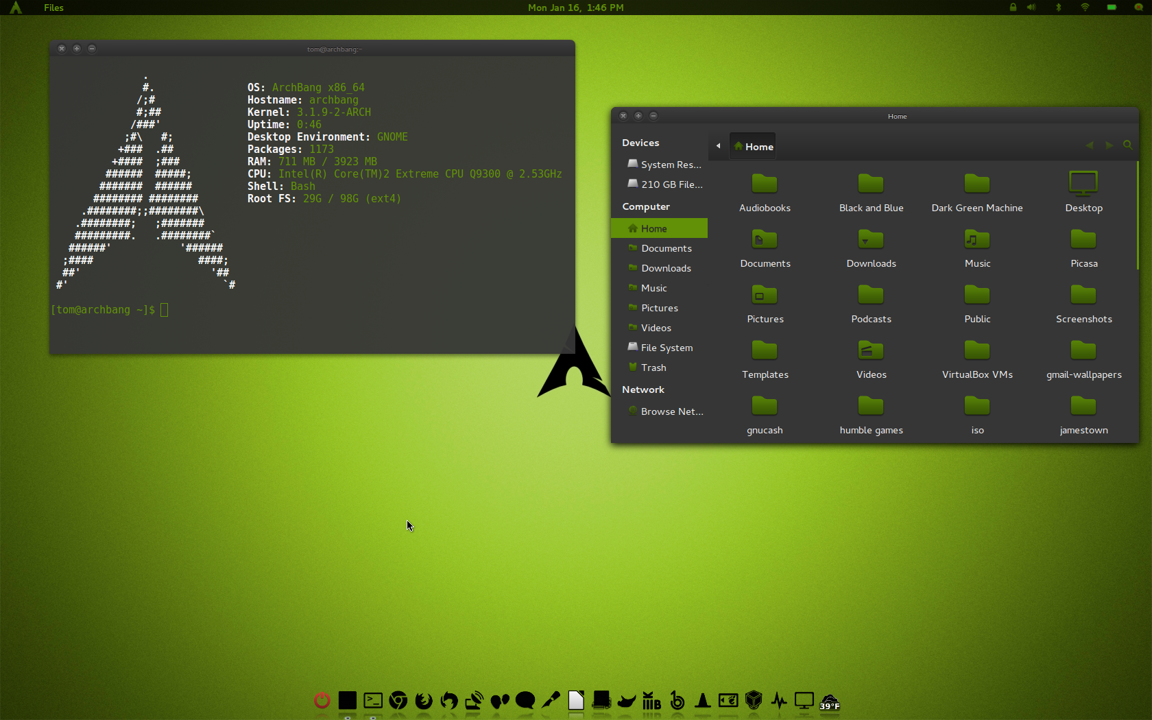 Dark Green Machine GTK v1