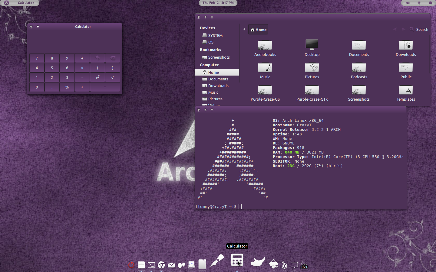 Purple-Craze GTK Theme v1