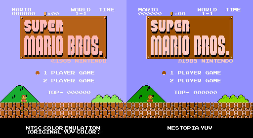 NTSC Color Emulation and Nestopia Palettes by DeriLoko2 on DeviantArt