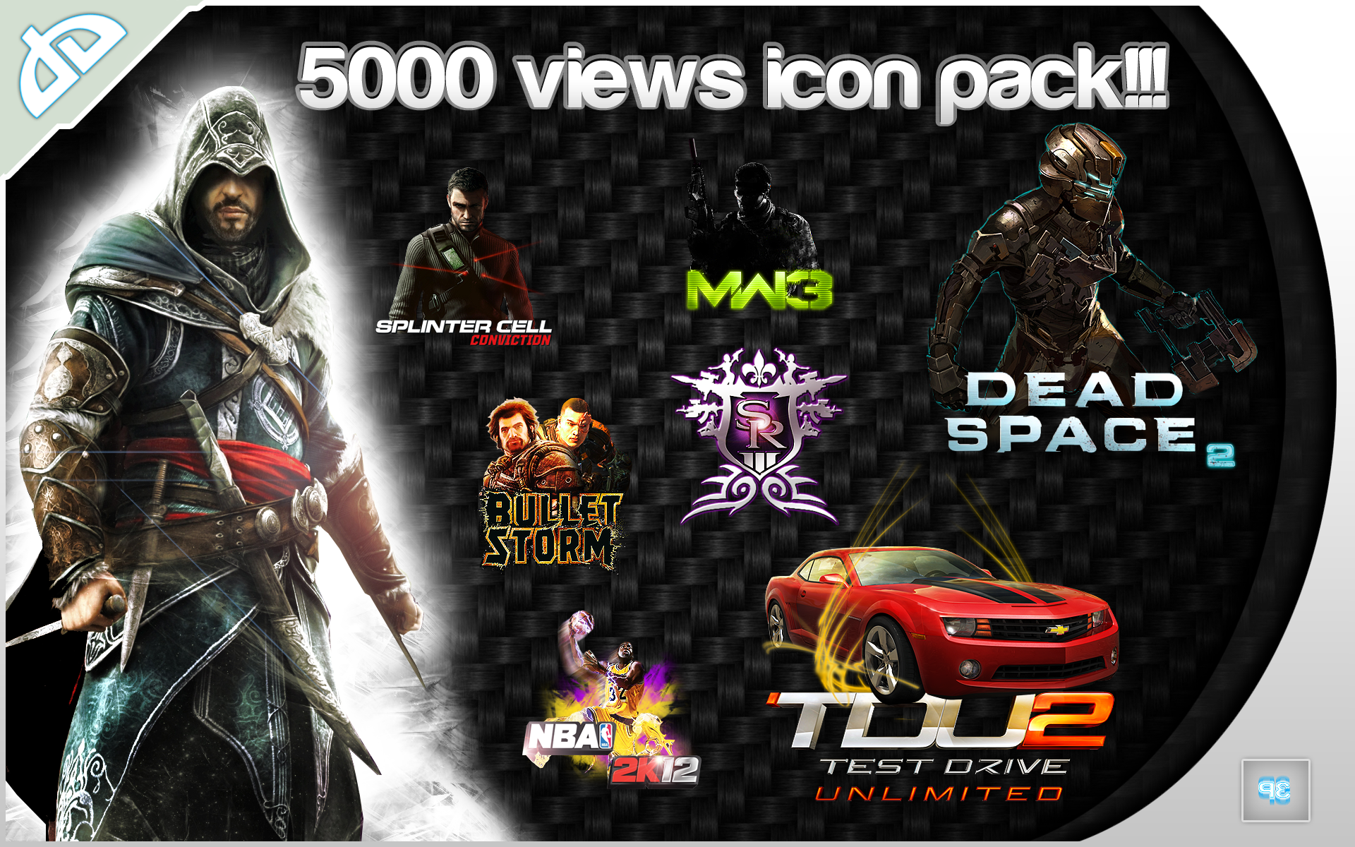 5000 Views icon pack!!! by ReDes1gn on DeviantArt