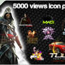 5000 Views icon pack!!!