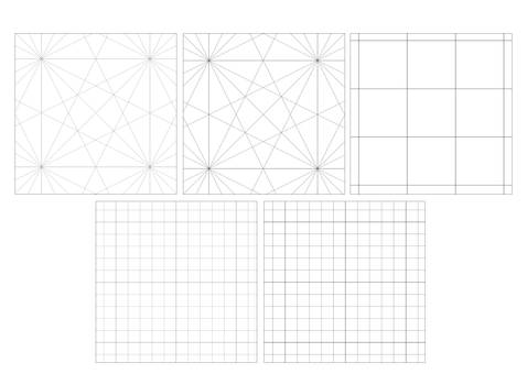 Grid pattern brushes  for map