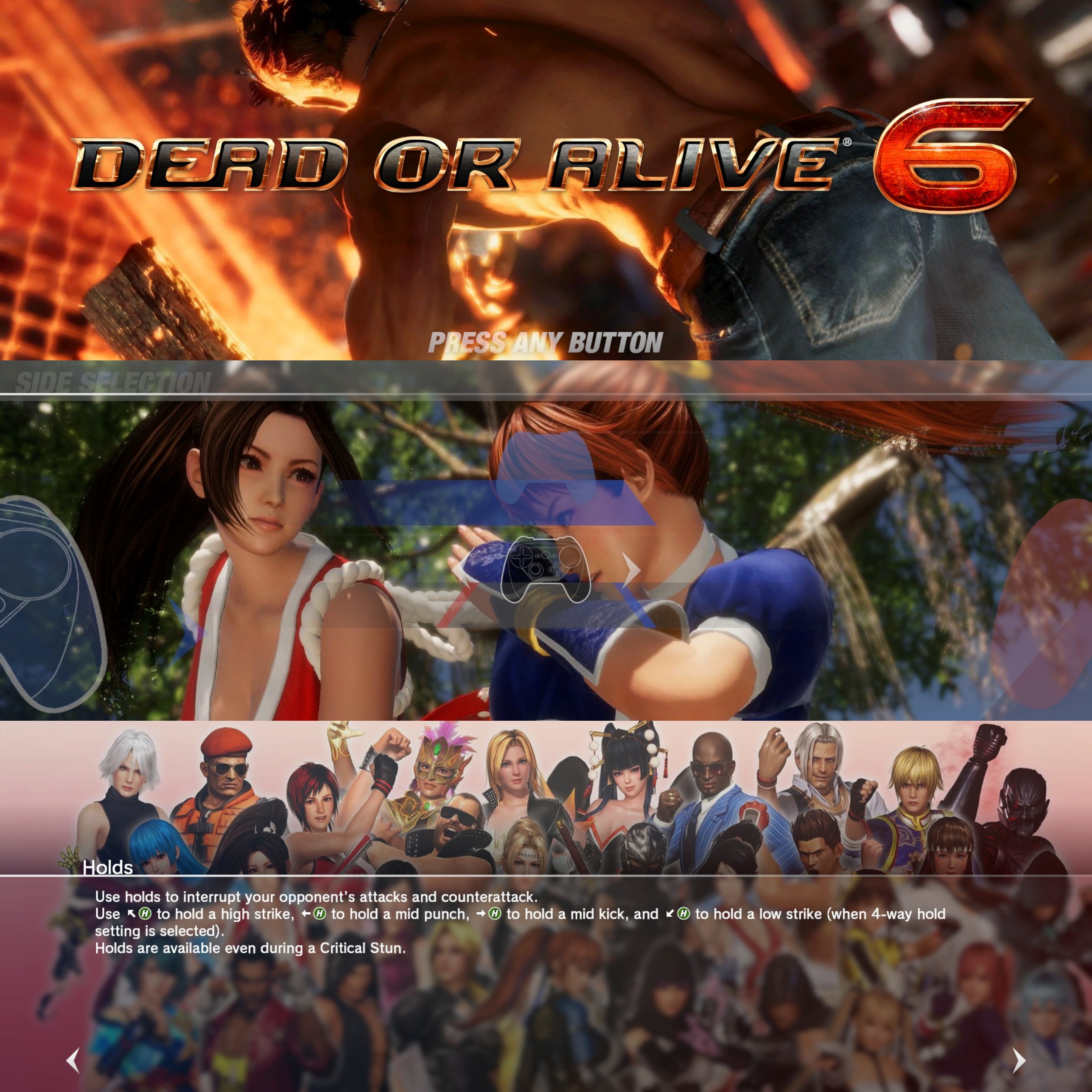 DOA6 Title, Side/Options and Load Screen Pic Mod by APOPrince on DeviantArt