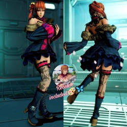 Kasumi Night Butterfly Dress pack