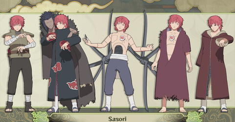 MMD  Sasori Pack 1.0 + DL