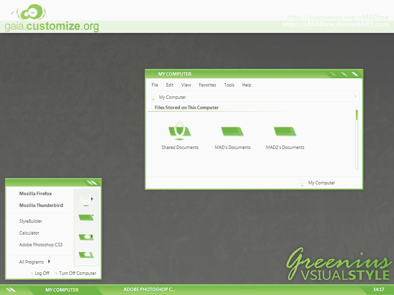 Greenius.VS for GAIA 1.1 by aMADme