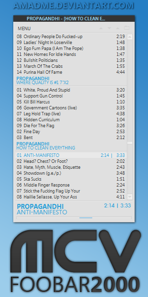MCV foobar 1.1