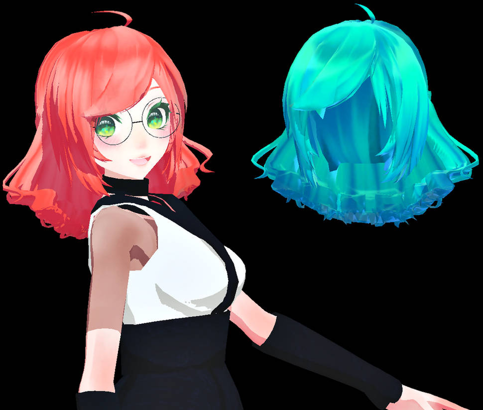 [MMD DL] Tda Short Wavy Hair by Smol-Hooman on DeviantArt