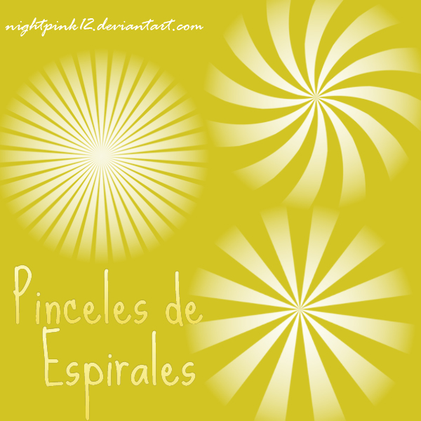 Pinceles de espirales