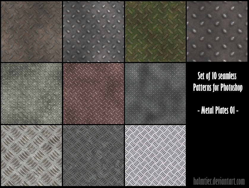 PS  Patterns - Metal plates 01