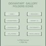 DeviantArt Gallery Icons