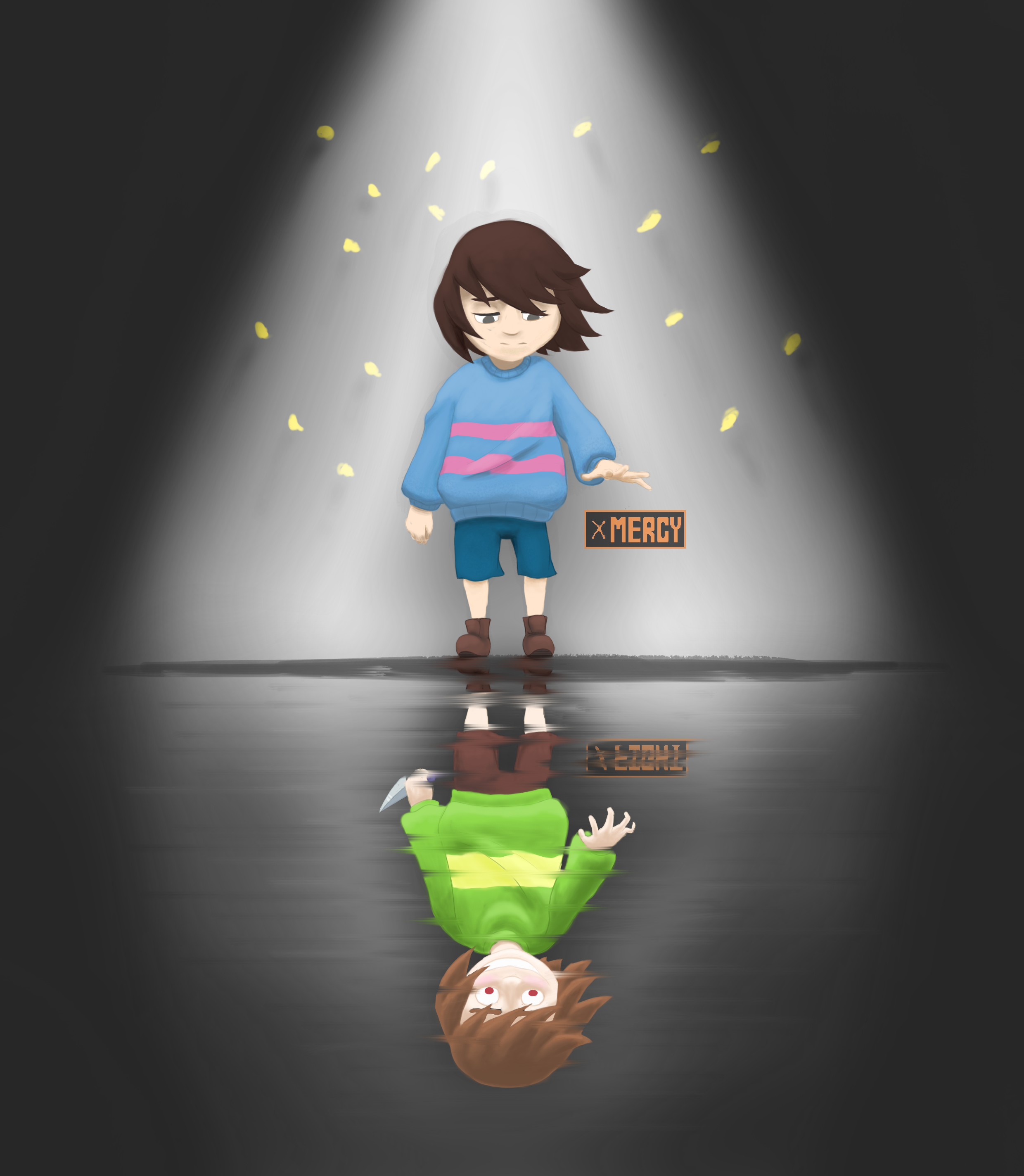 Fallbacktale Frisk Frisk - Undertale Fanart by ABE-Arts on DeviantArt