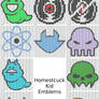 Homestuck Kid Emblems Knitting Charts