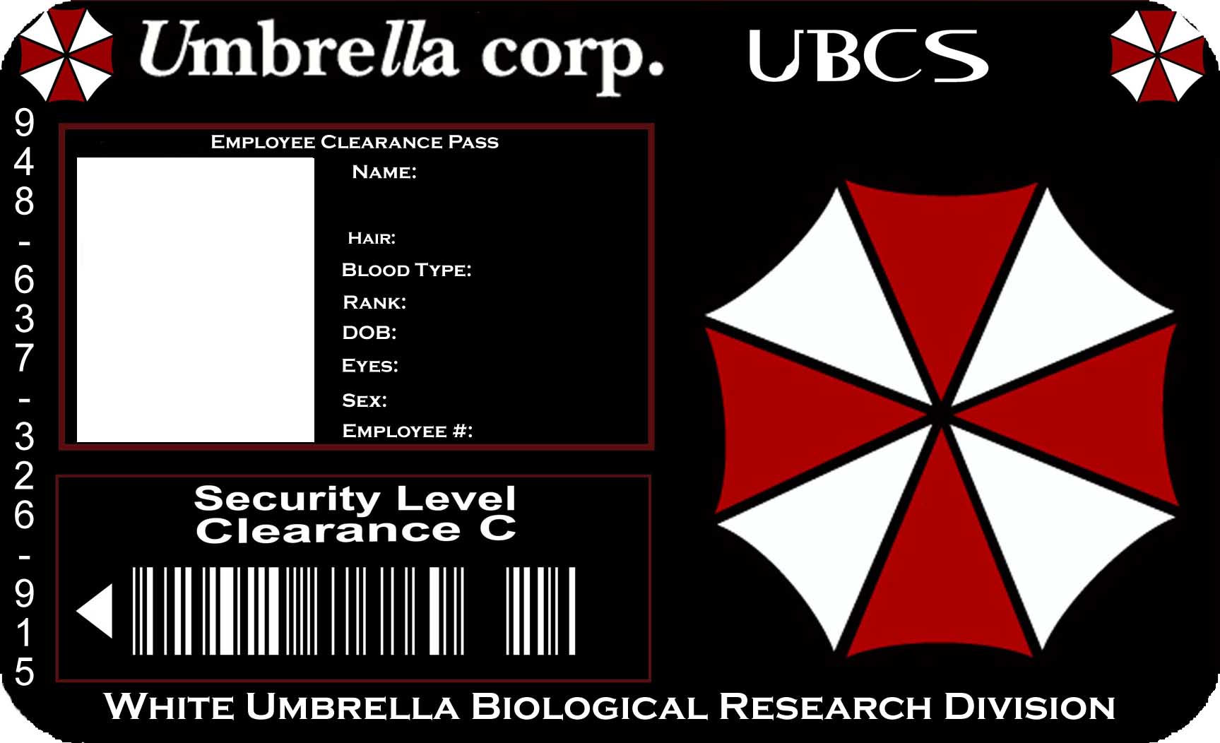 Umbrella ID Card