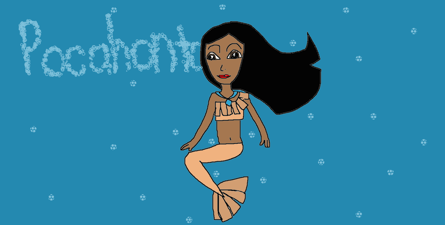 Pocahontas as a Mermaid by MyrandaDillon on DeviantArt