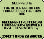 Square One - Pixel Font