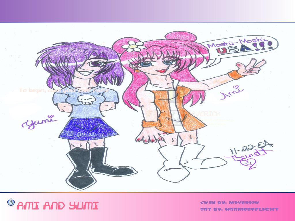 AMI AND YUMI by TALONRIDDER on DeviantArt