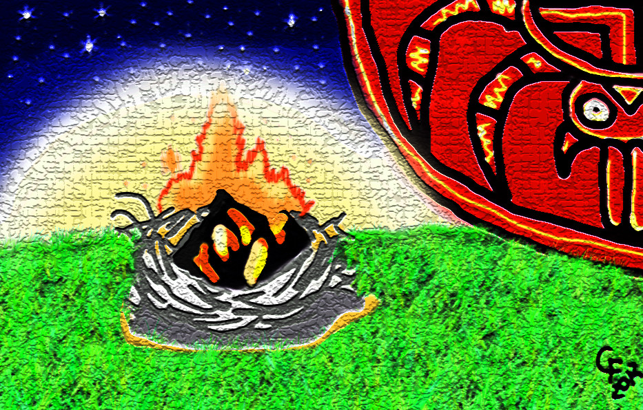 The burning embers by NativeAmericanArts on DeviantArt