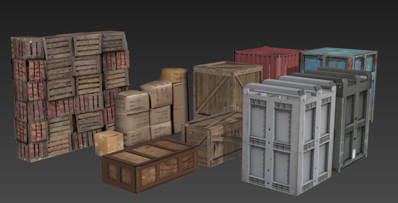 Free 3d Models Small And Big Boxes By Casuss On Deviantart