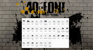 40 Font - Font Pack