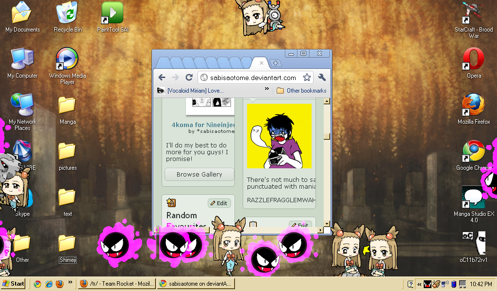 Do shimejis play with chrome guideset