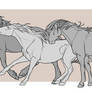 Mustang Lineart Batch 1