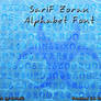 SariF Zoran Alphabet Font