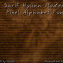 SariF Hylian Modern Pixel Alphabet Font