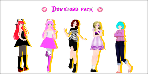 [MMD] Kid pack [Download]