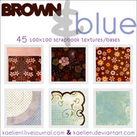 Textures Brown + Blue 100x100