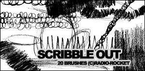 Scribble Brushes by radio-rocket on DeviantArt