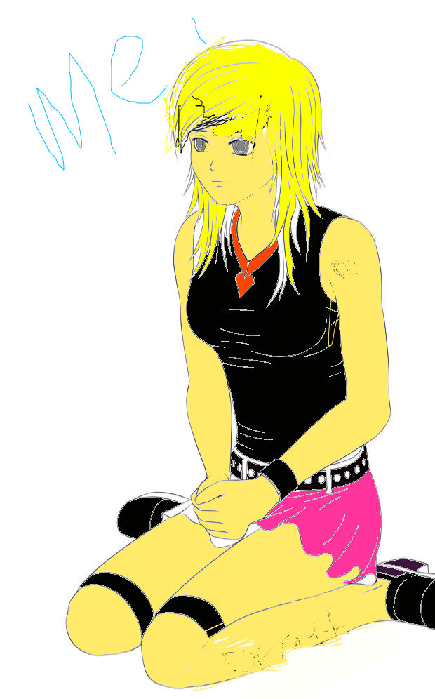 My human form by Reba-the-metal-head on DeviantArt