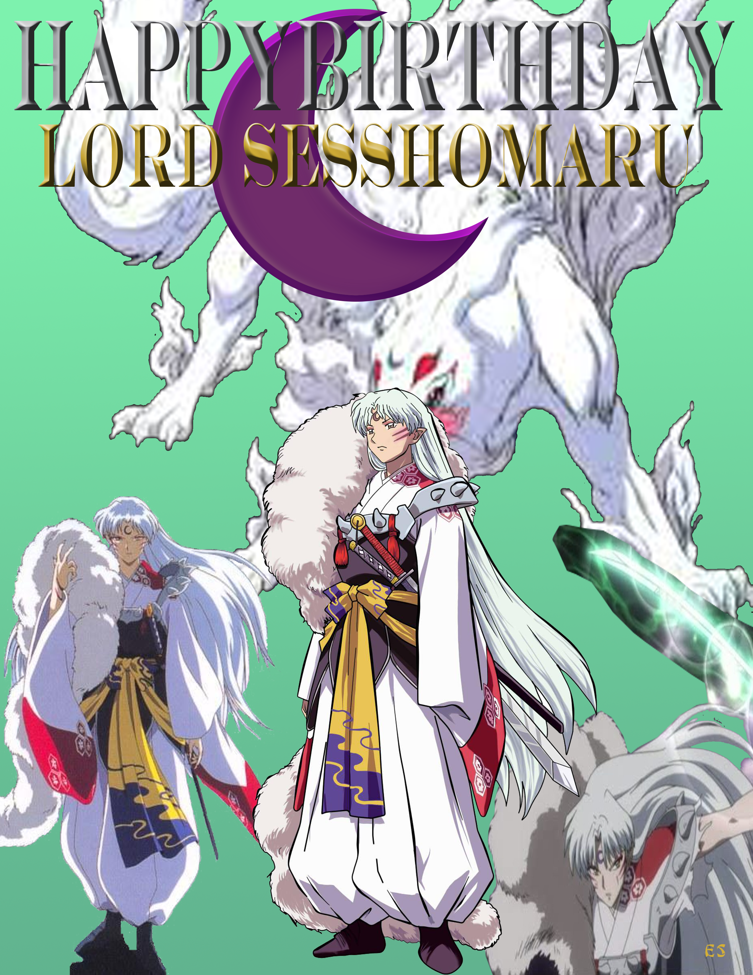 Happy Birthday Sesshomaru by HeroOfTengoku7K on DeviantArt