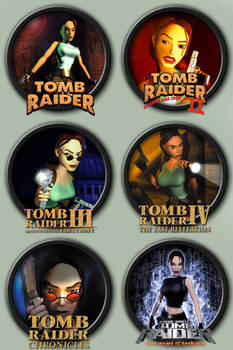 Tomb Raider 1-6 Icons