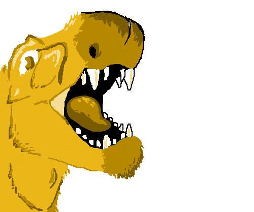 Sandbox No. 2: Fluffy Yellow T-Rex