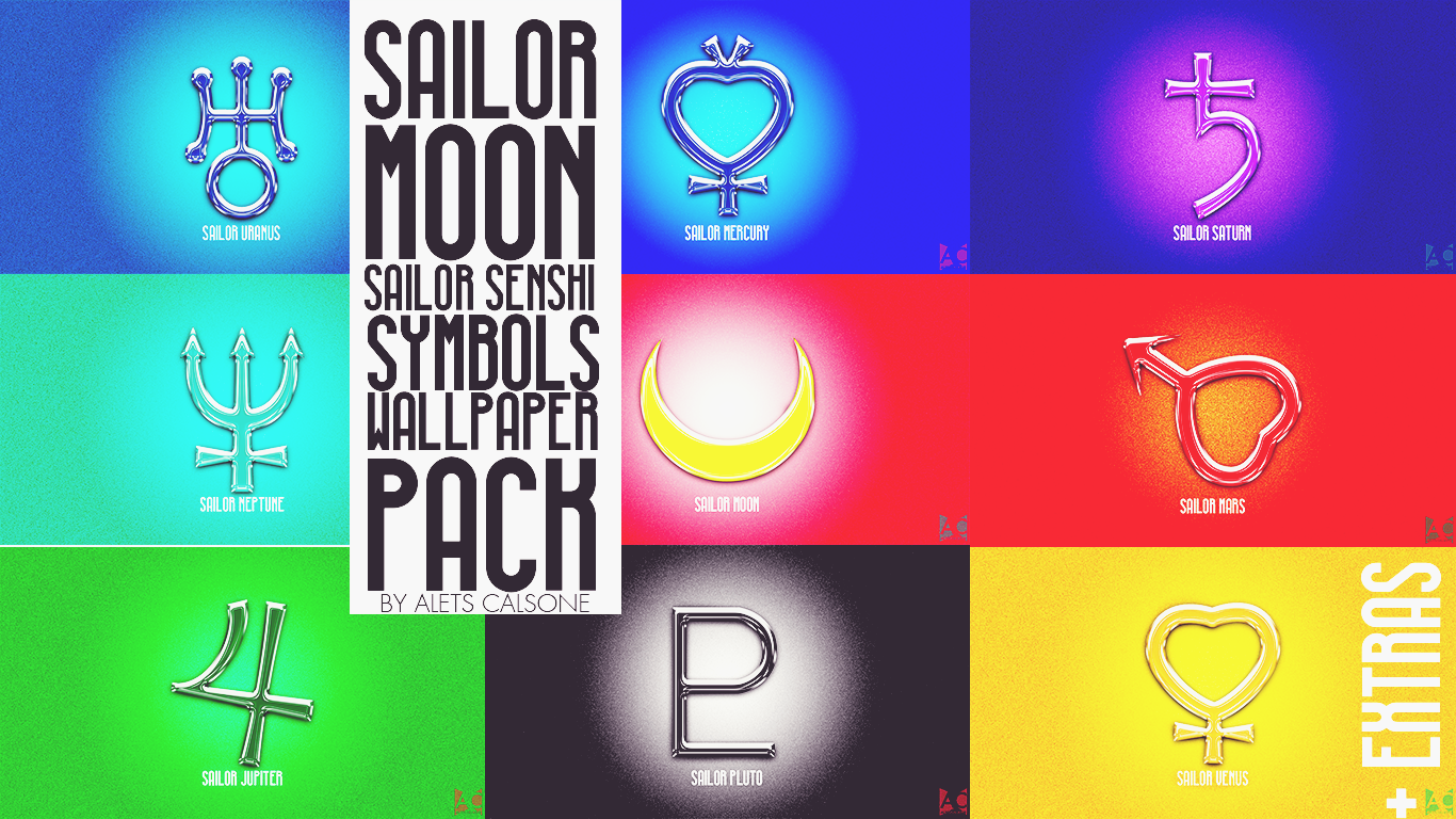 Pack Sailor Scouts' Symbols Wallpaper Pack by aletscalsone on DeviantArt