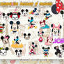 Iconos de Mickey y Minnie Mouse .ico
